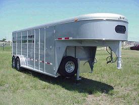 Large horse trailer